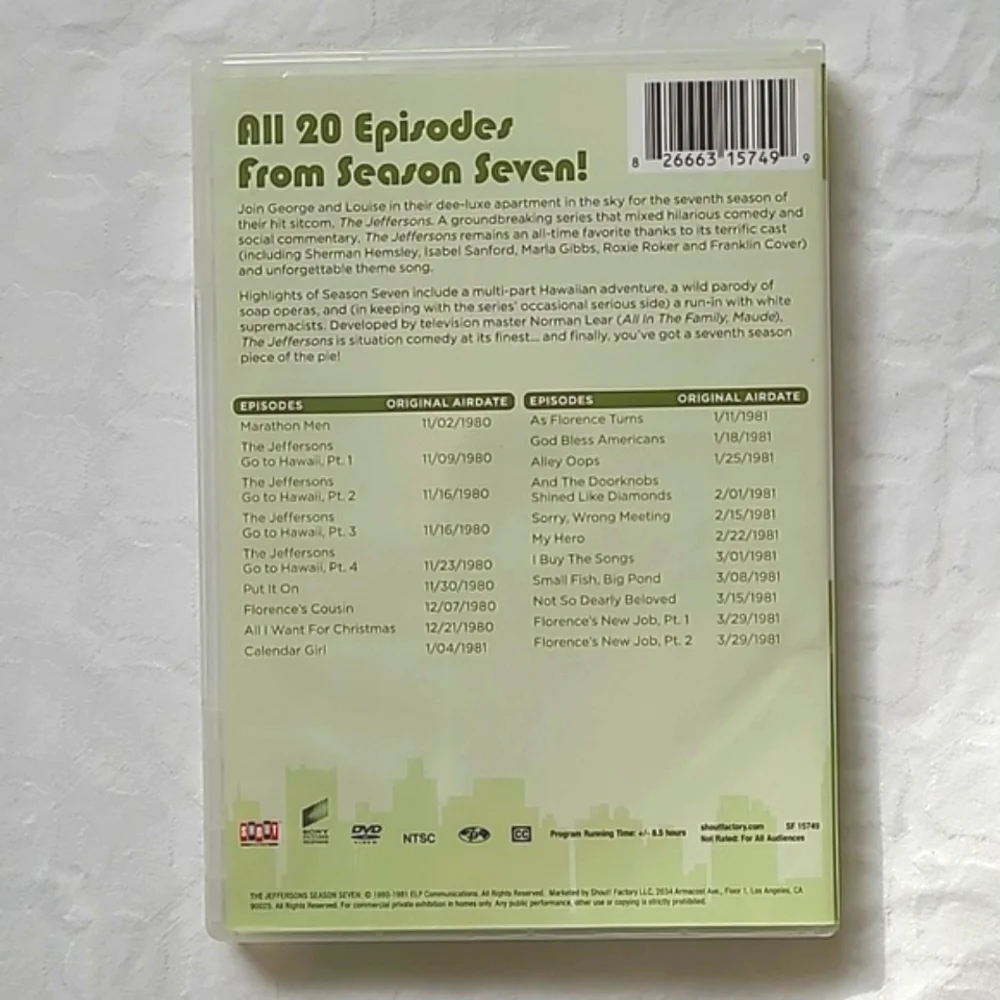 The Jeffersons Seasons Seven & Season Eight DVD Set - Picture 3 of 14